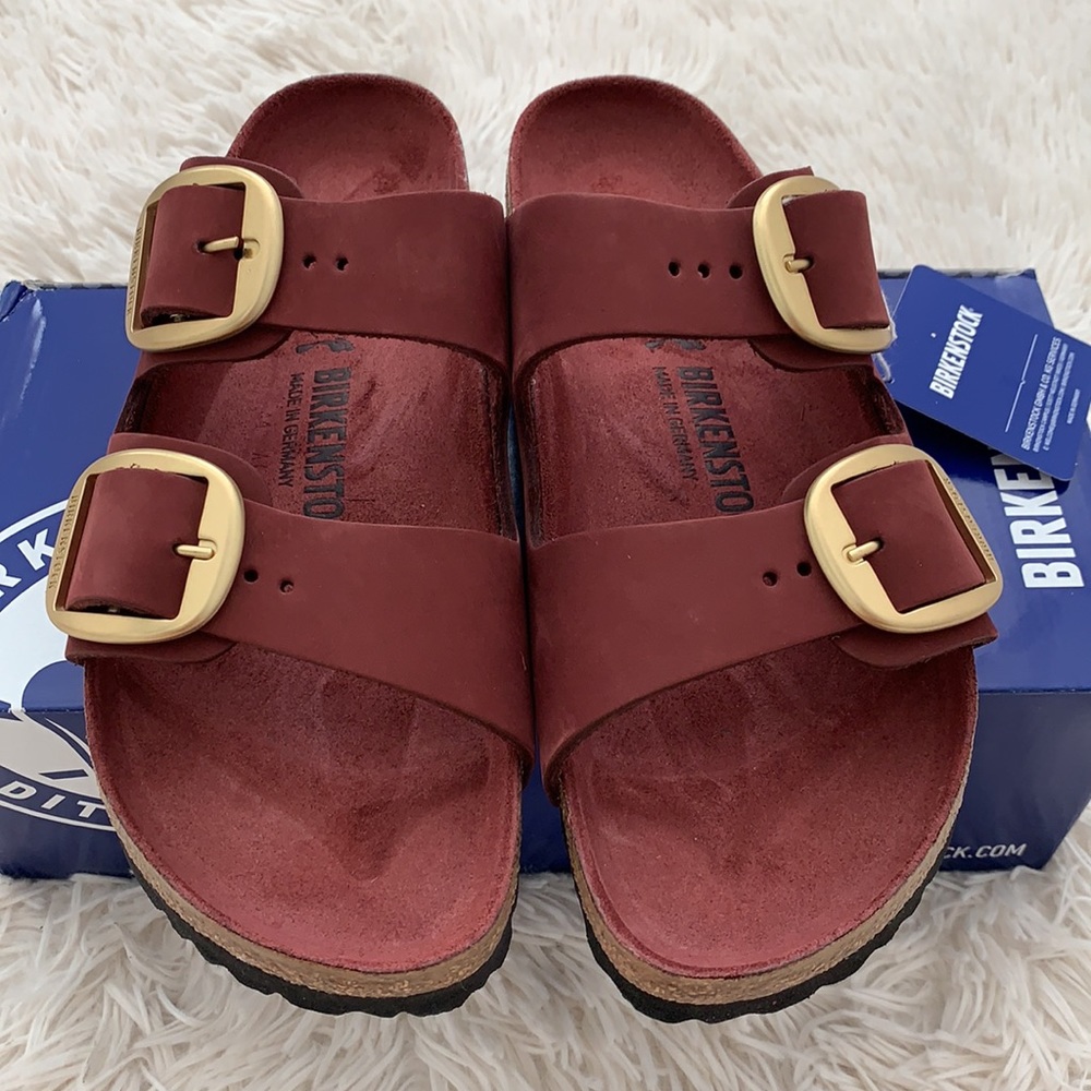 birkenstock arizona big buckle leather Sandal